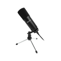 "Sandberg Streamer USB Desk Microphone 126-09 – High-Quality Audio for Streamers & Podcasters"